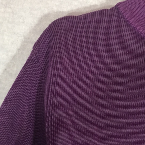 ST. CROIX KNITS Men’s Substantial Heavy Weight Long Sleeve Zip Front Sweater - Picture 6 of 16